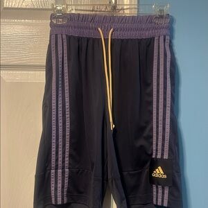 Adidas Lavender and Black Athletic shorts